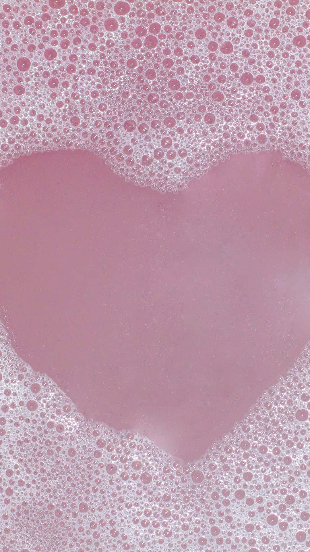 Bubbles Phone, heart-shaped pool, pink liquid, Full HD Phone Wallpaper