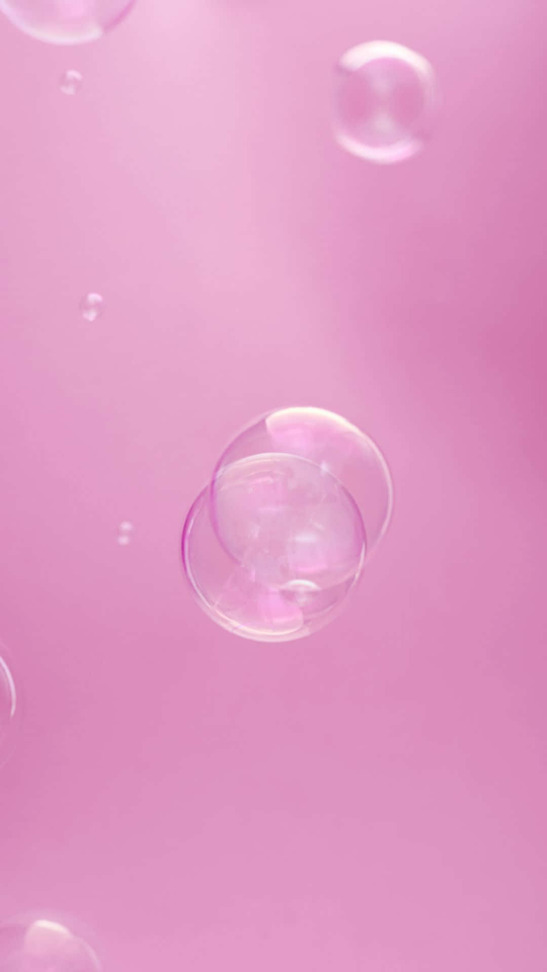 bubbles phone, soft pink gradient, soap bubbles, Full HD Phone Wallpaper