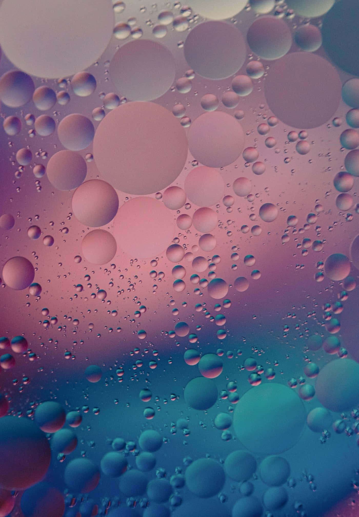 bubbles phone, vibrant pink, teal, Full HD Phone Wallpaper