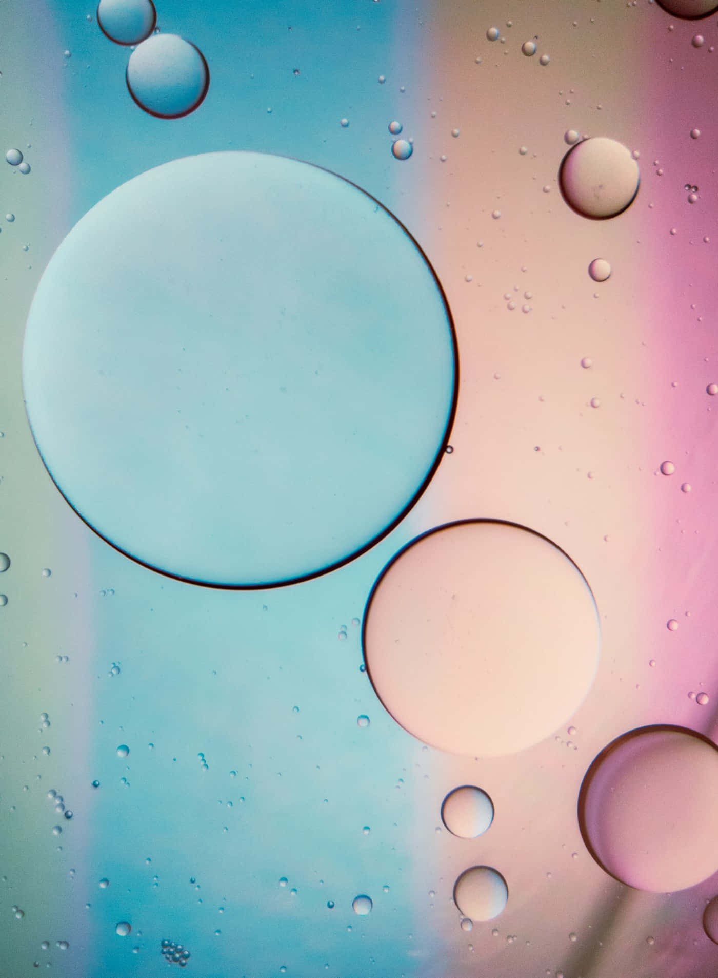 bubbles phone, glass, blue, HD Phone Wallpaper