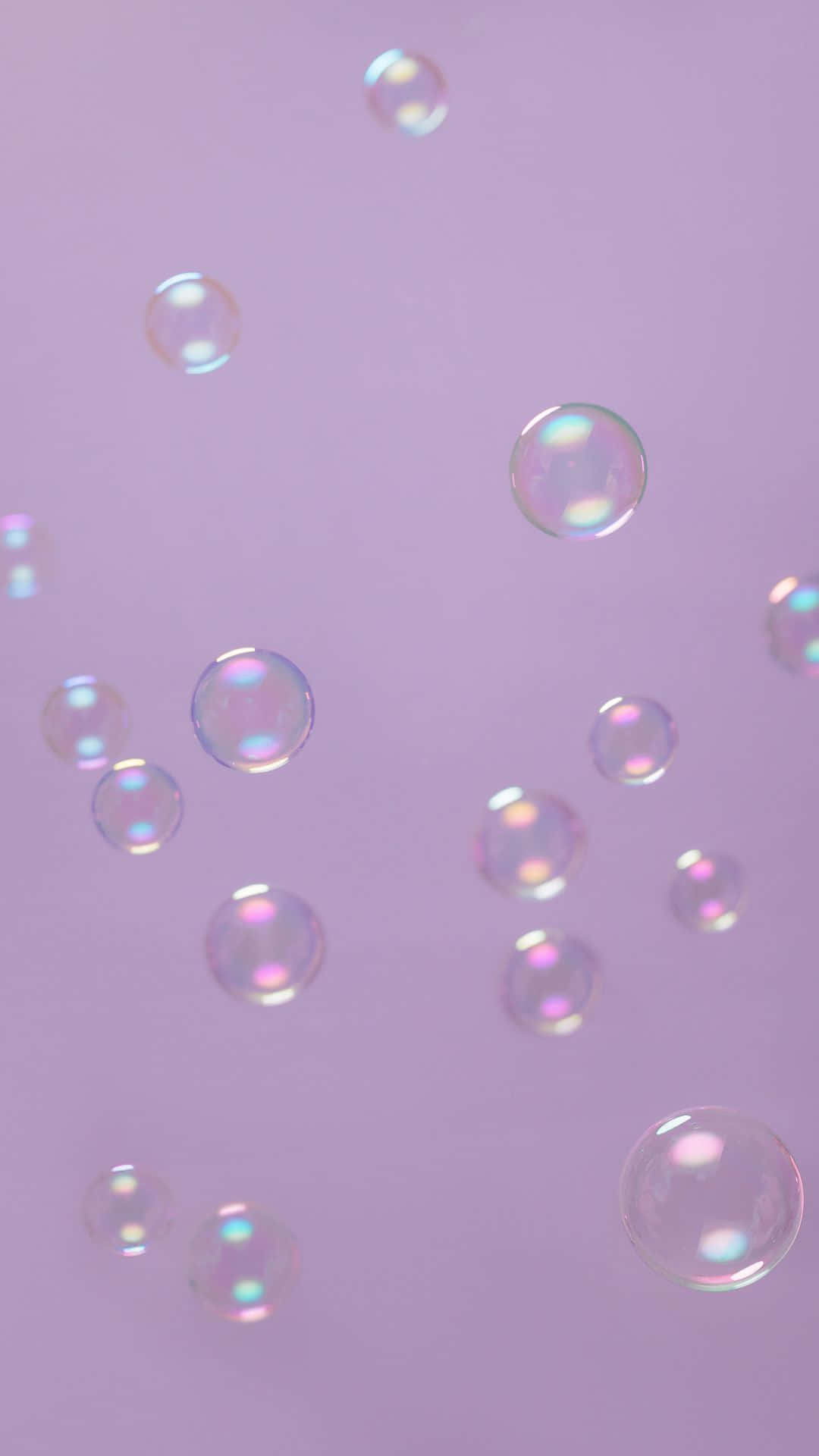Bubbles Phone, lavender, soap bubbles, Full HD Phone Wallpaper