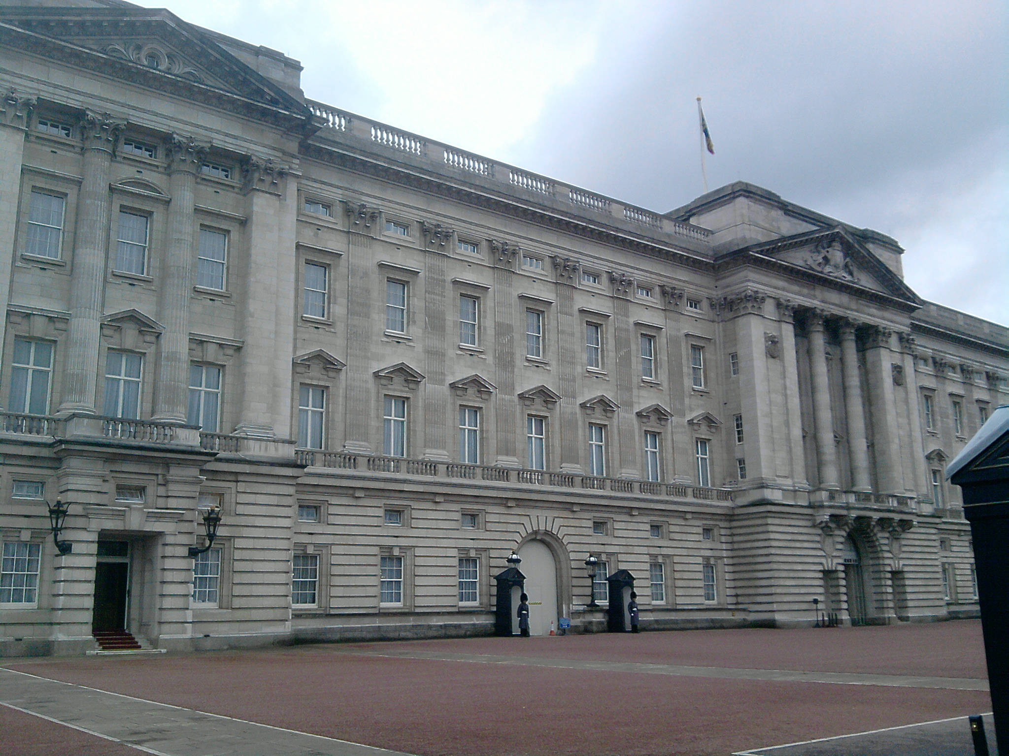 Buckingham Palace, neoclassical, stone columns, Full HD Desktop Wallpaper