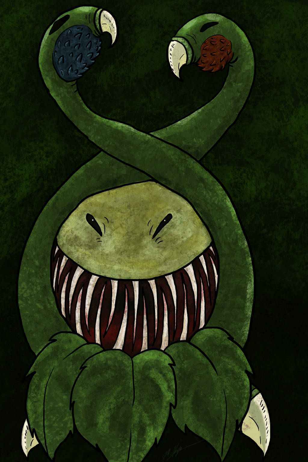 Budew, cartoonish green, tentacle arms, HD Phone Wallpaper
