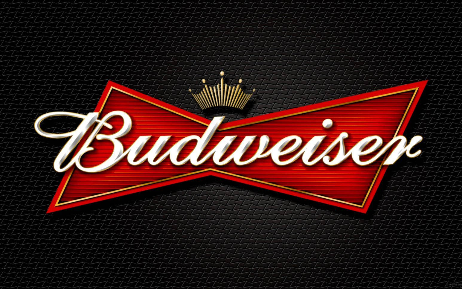 Budweiser, red and gold, textured black background, HD Desktop Wallpaper
