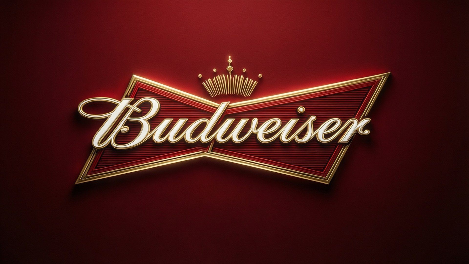 Budweiser, golden, crown, Full HD Desktop Wallpaper