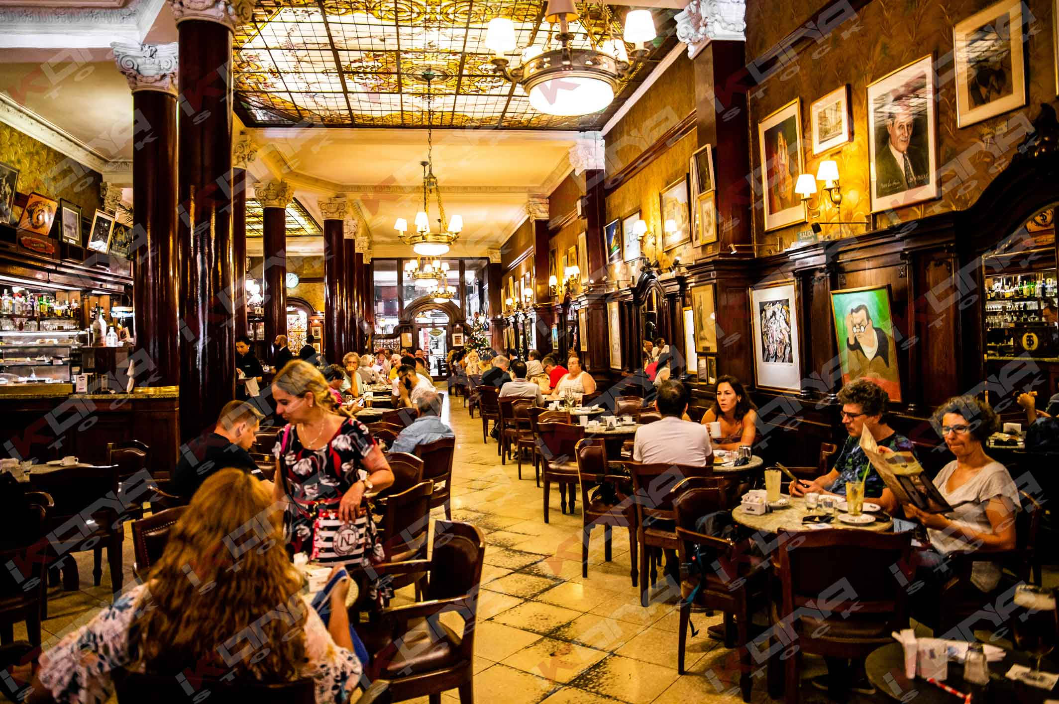Buenos Aires, majestic sunset, vintage restaurant, Full HD Desktop Wallpaper