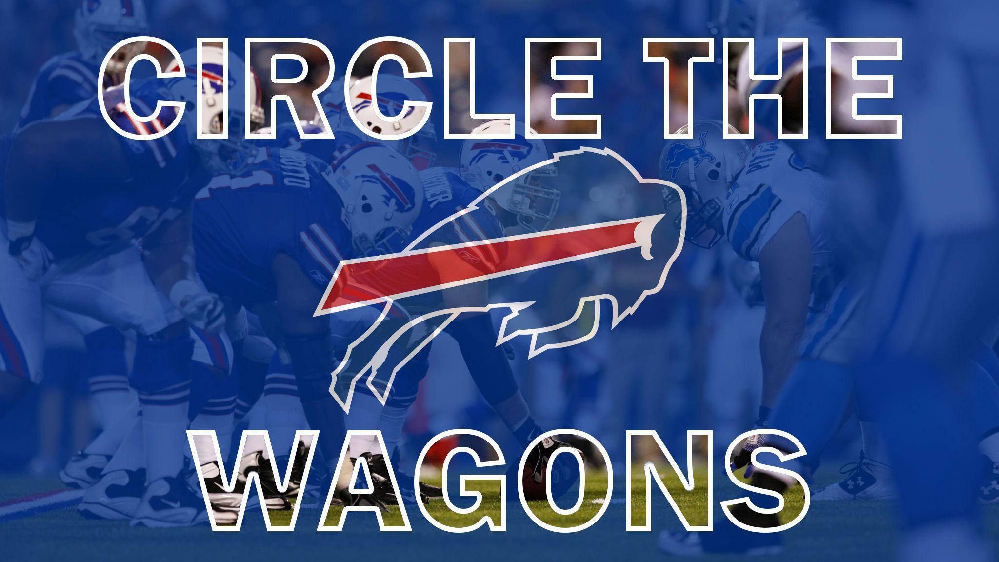 Buffalo Bills, CIRCLE THE WAGONS, football game, Full HD Desktop Wallpaper