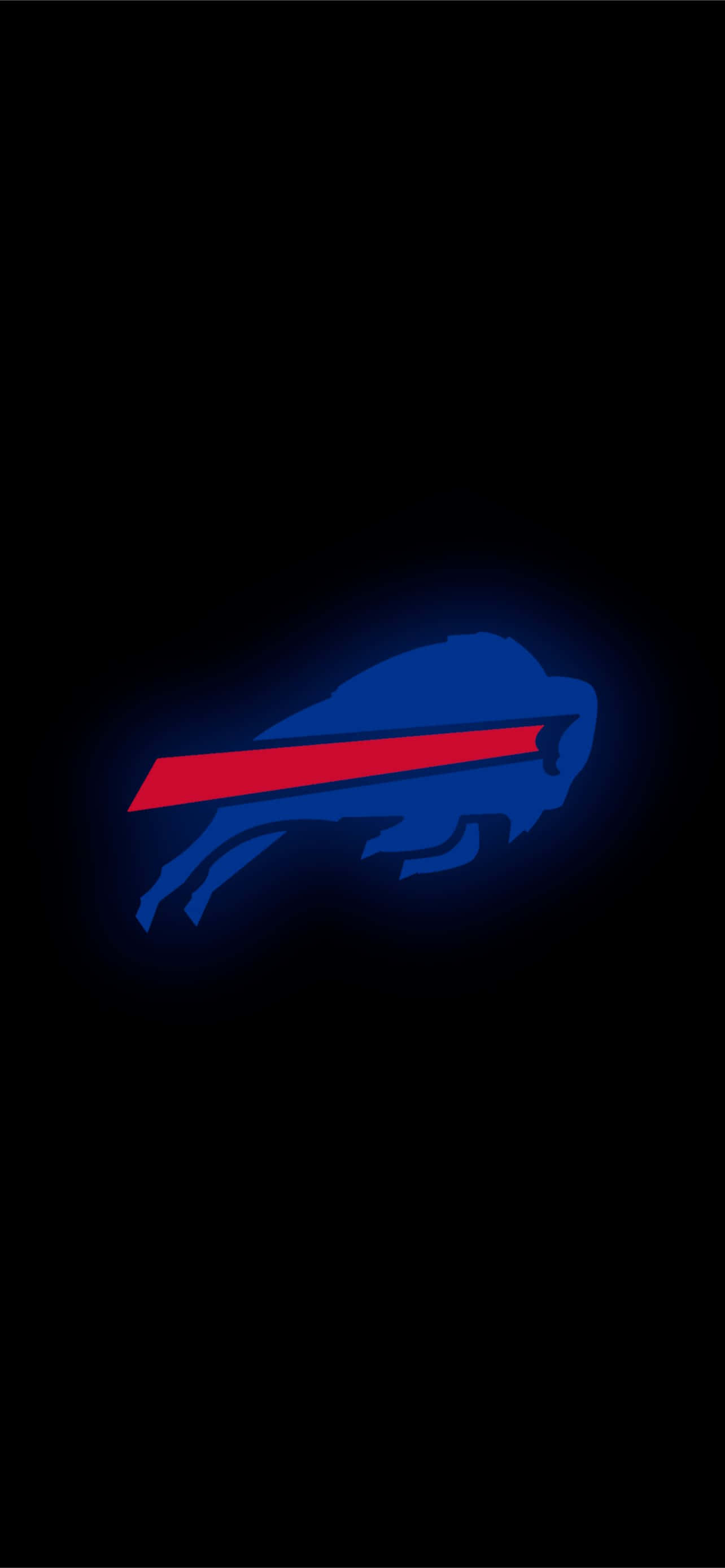 Buffalo Bills, glowing blue, red, 2K Phone Wallpaper