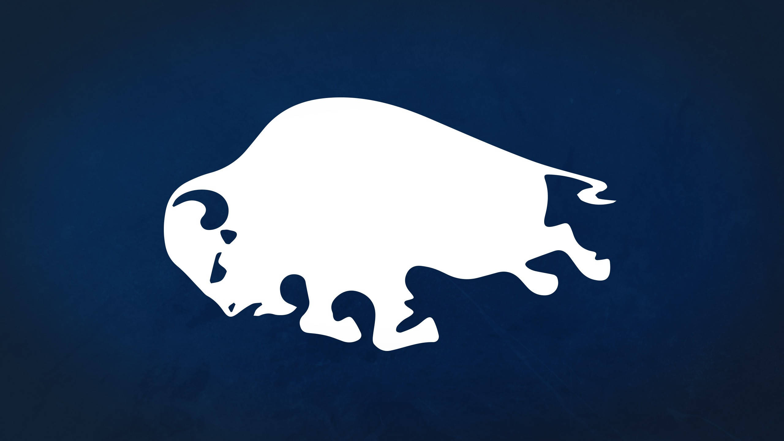 Buffalo Sabres, white, buffalo silhouette, 2K Desktop Wallpaper