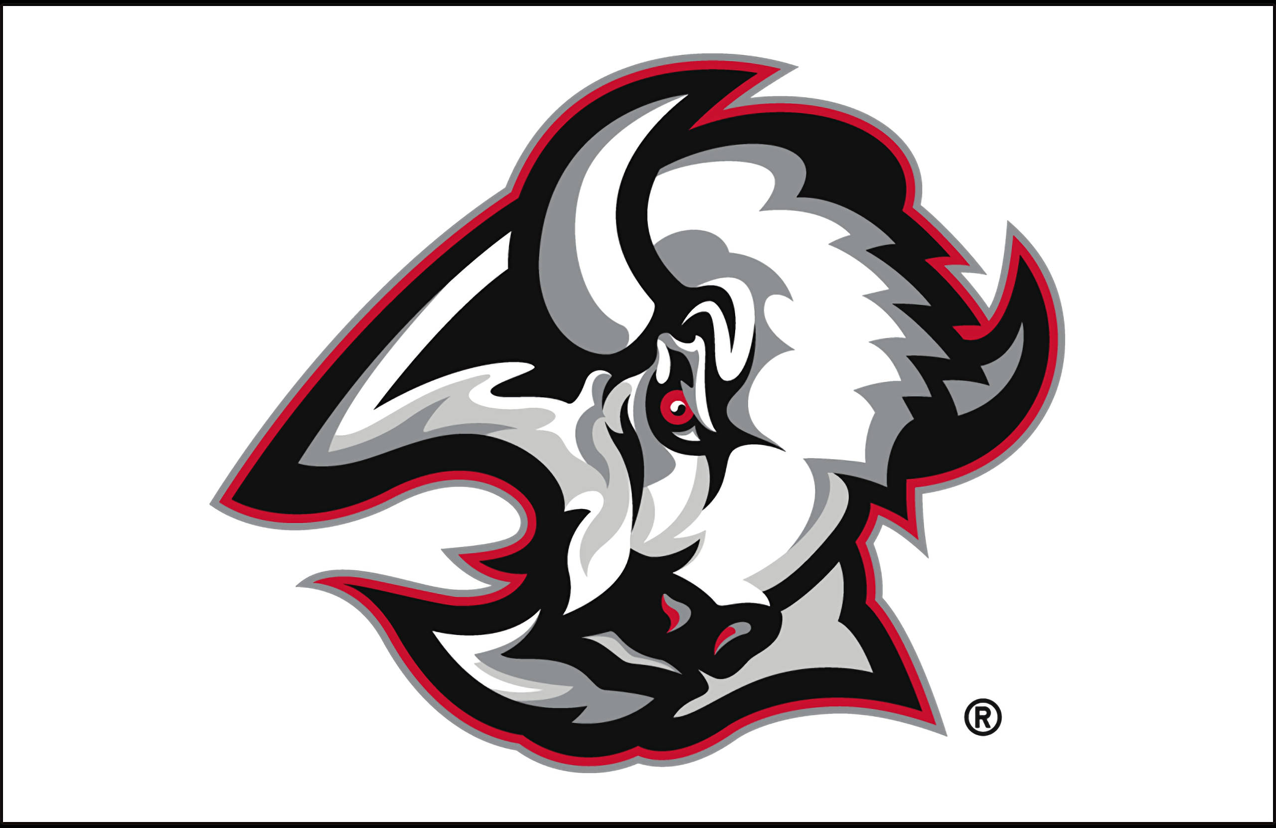 Buffalo Sabres, angry head, red eyes, 2K Desktop Wallpaper