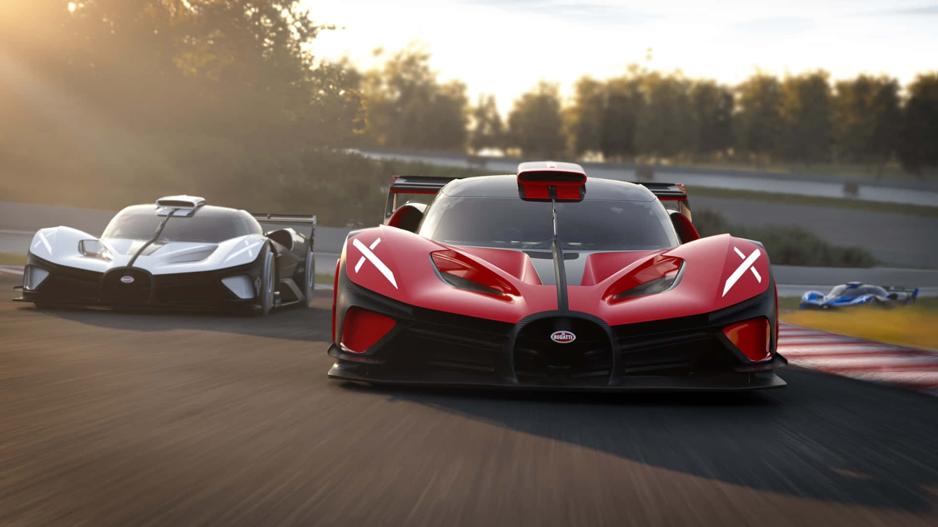 Bugatti Bolide, red and black, silver Bugatti, Full HD Desktop Wallpaper