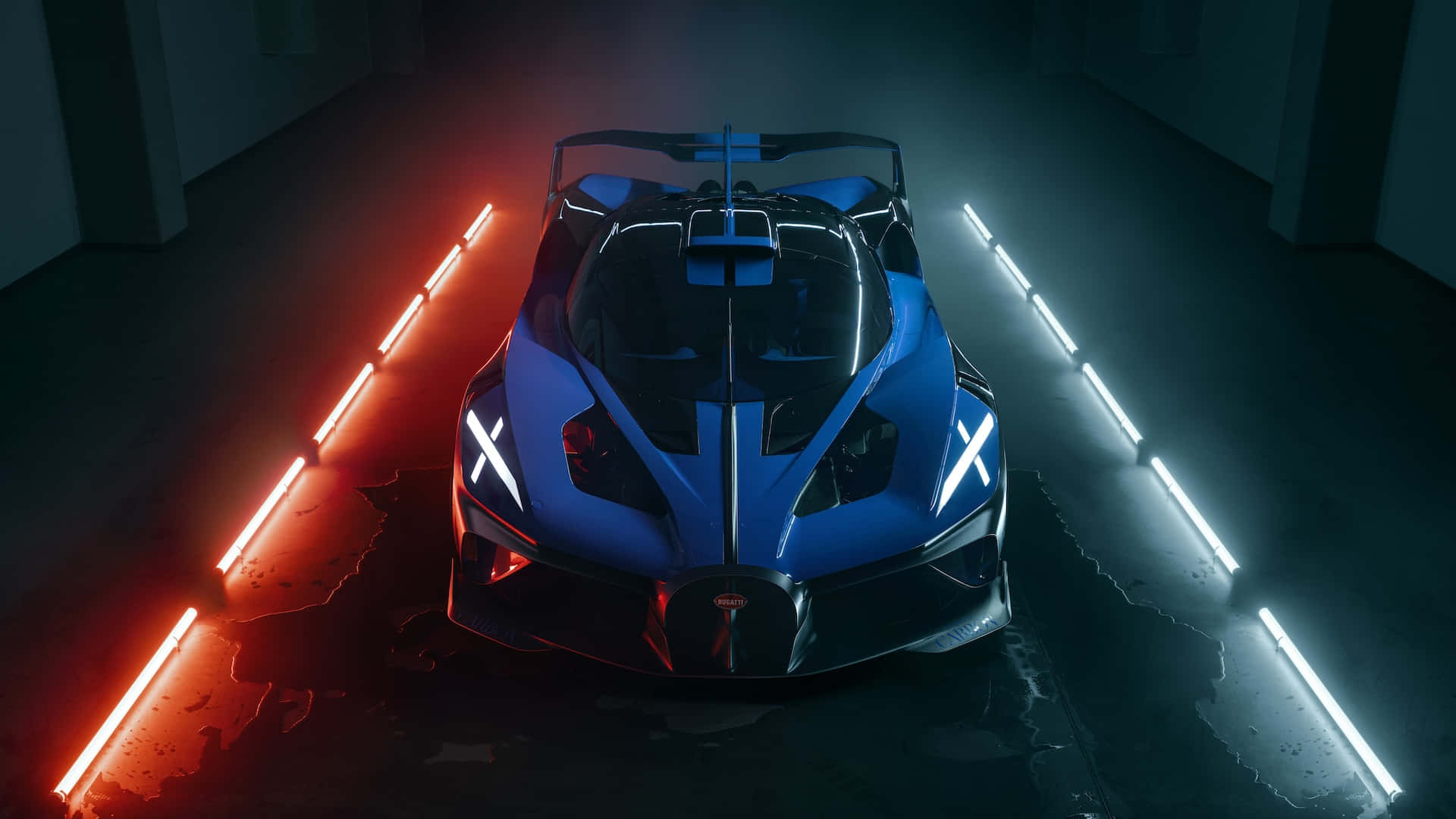 Bugatti Bolide, track ready design, sleek blue hypercar, Full HD Desktop Wallpaper