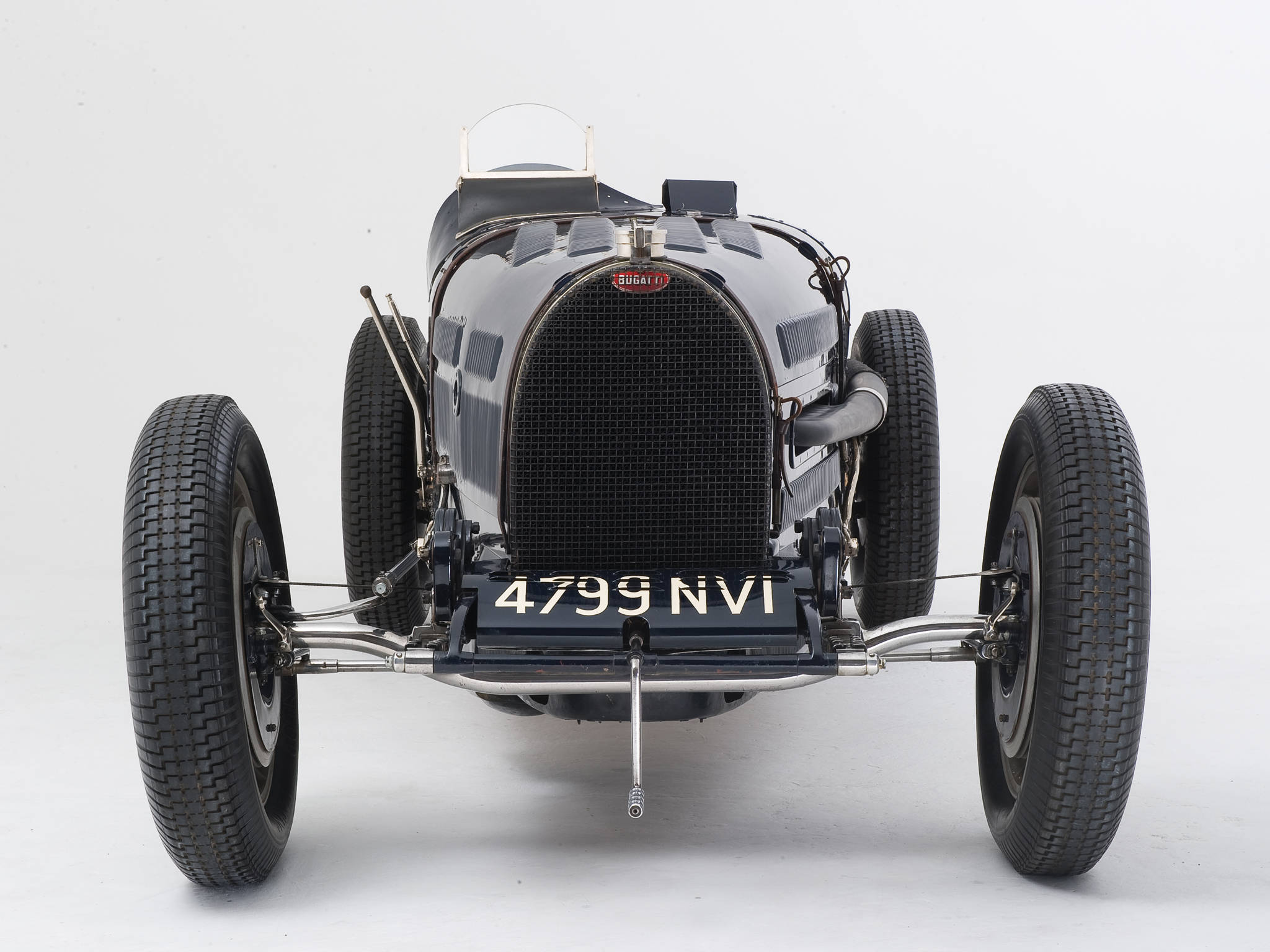 Bugatti Type 35, black, chrome accents, Full HD Desktop Wallpaper