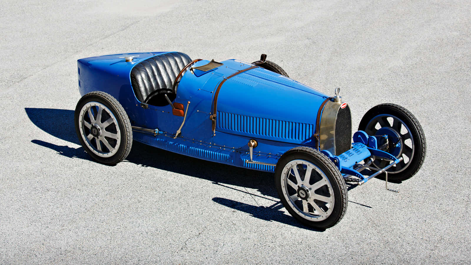 Bugatti Type 41 Royale, vintage blue, black leather seats, HD Desktop Wallpaper