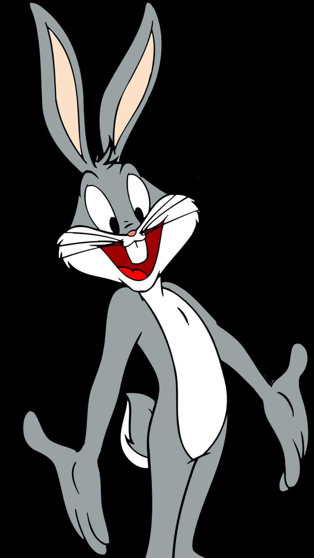 Bugs Bunny, iPhone, black background, Full HD Phone Wallpaper