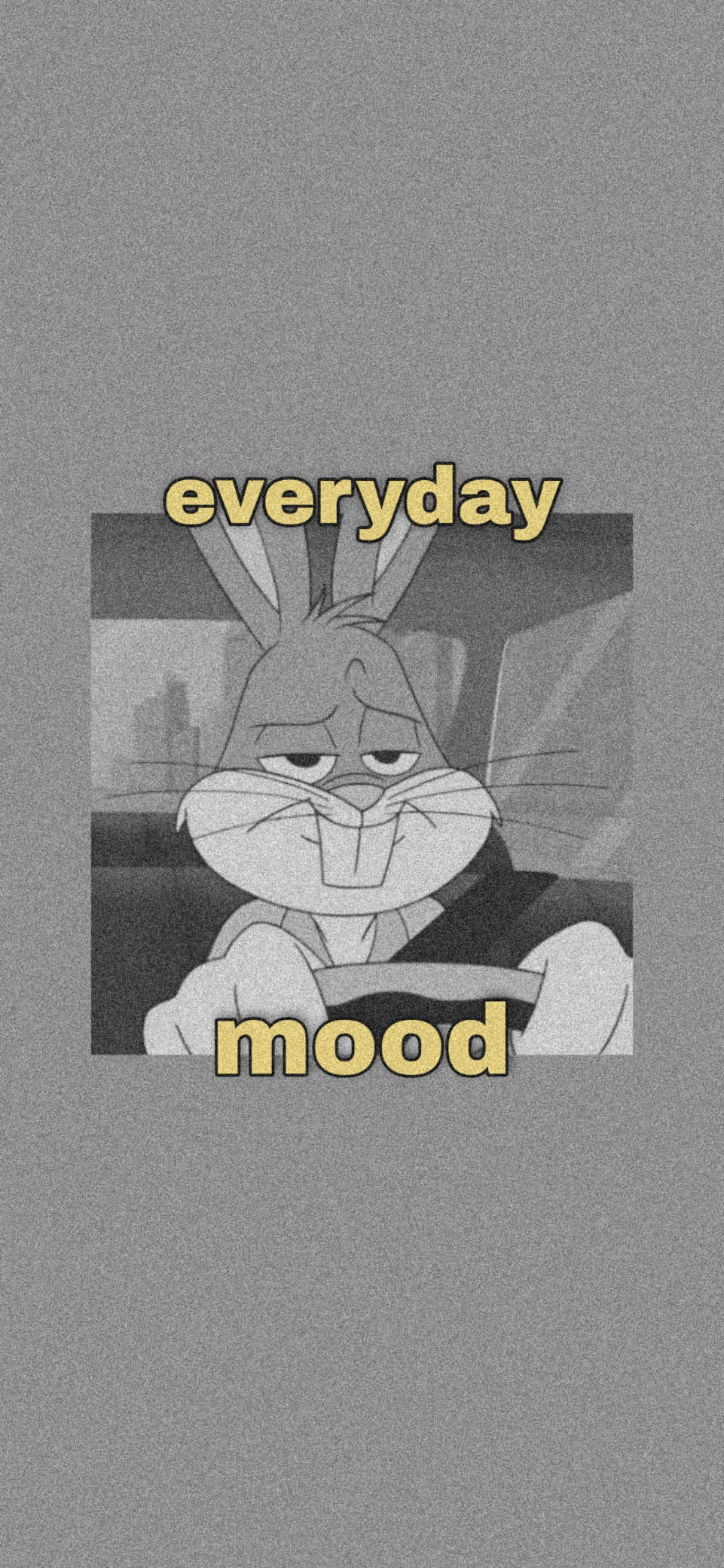 Bugs Bunny, iPhone, gray textured background, 2K Phone Wallpaper