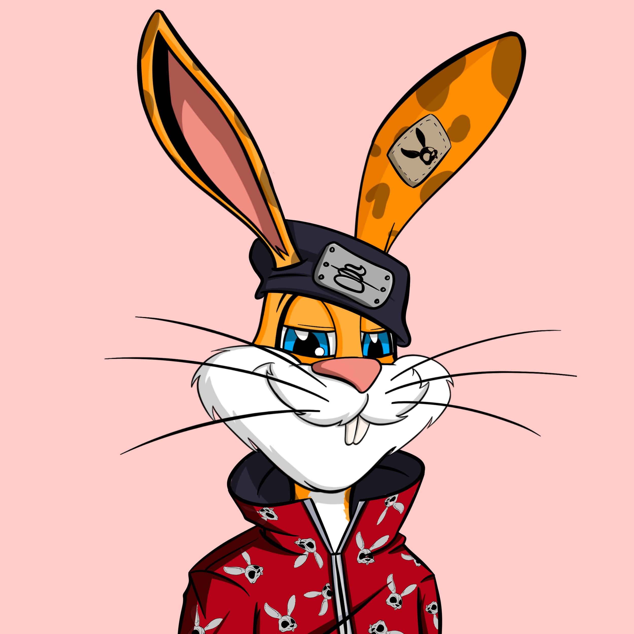 Bugs Bunny Supreme, ninja headband, red jacket, Full HD Desktop Wallpaper