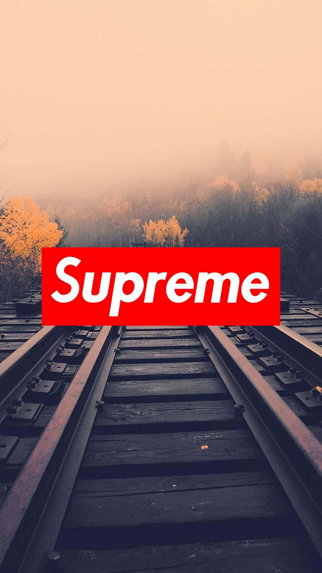 Bugs Bunny Supreme, Supreme logo, orange sky, Full HD Phone Wallpaper