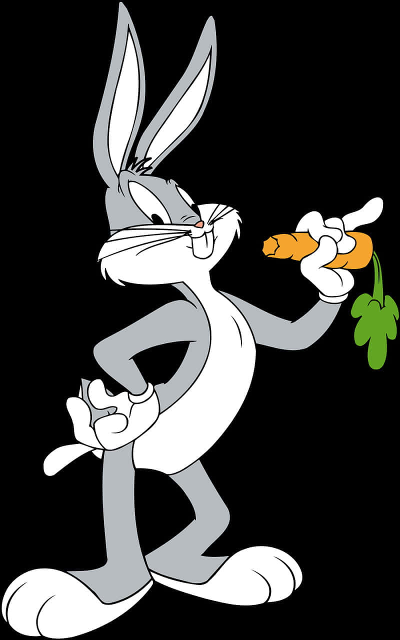 Bugs Bunny, carrot, green top, HD Phone Wallpaper