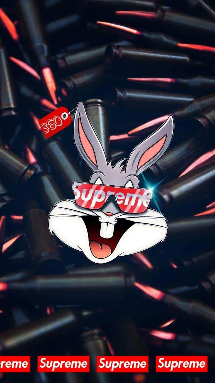 Bugs Bunny, Supreme, blindfold, HD Phone Wallpaper