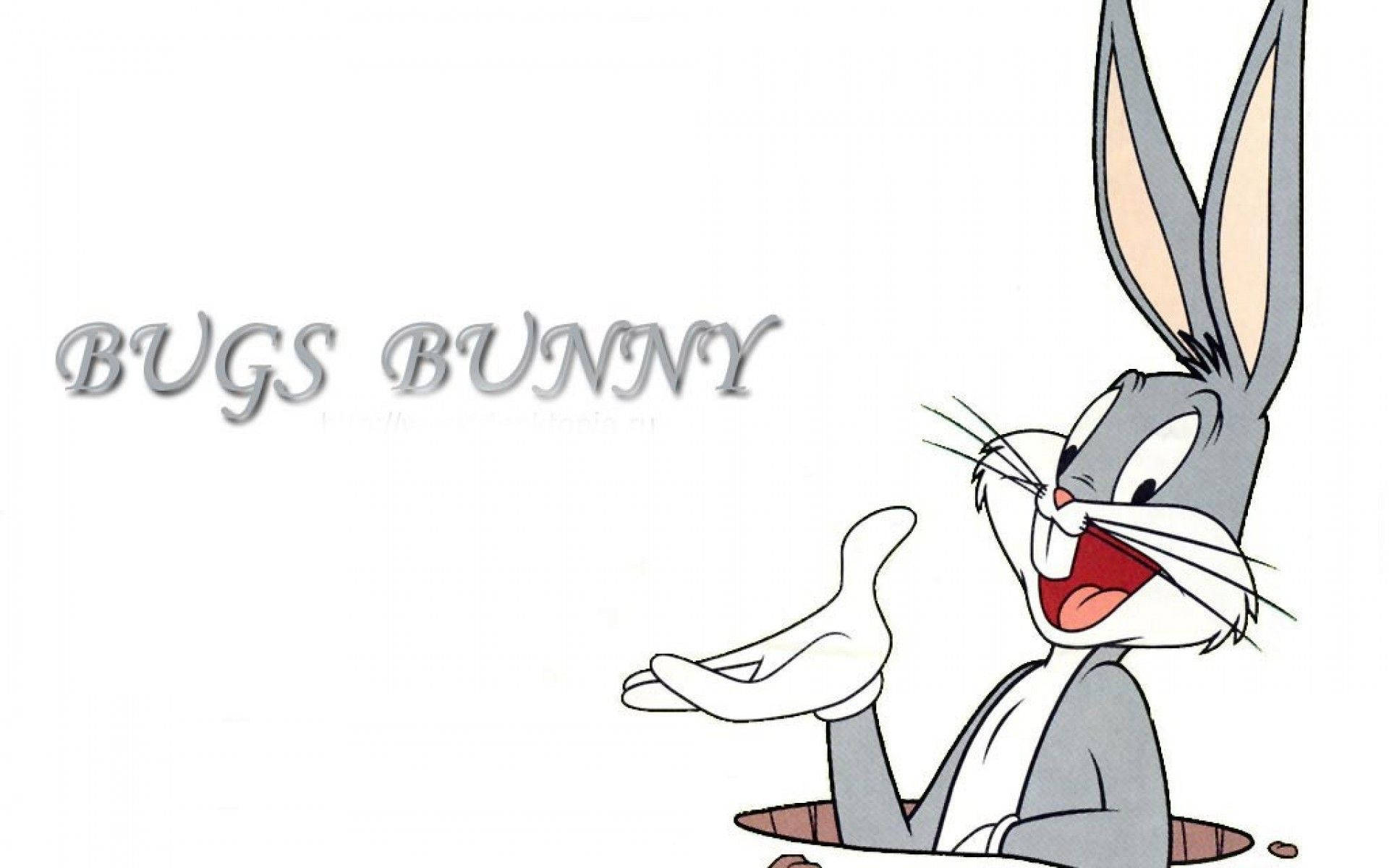 Bugs Bunny, hole, cheerful grin, Full HD Desktop Wallpaper
