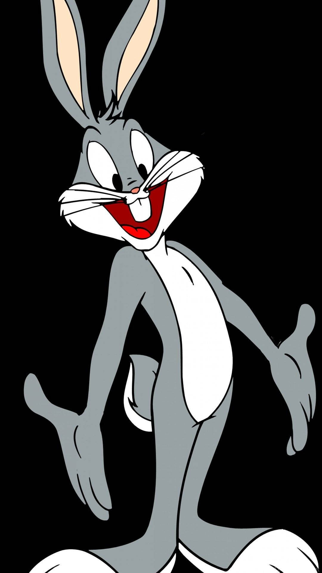 Bugs Bunny, classic cartoon rabbit, grins mischievously, Full HD Phone Wallpaper