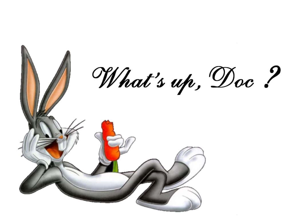 Bugs Bunny, carrot, cheeky grin, SD Desktop Wallpaper