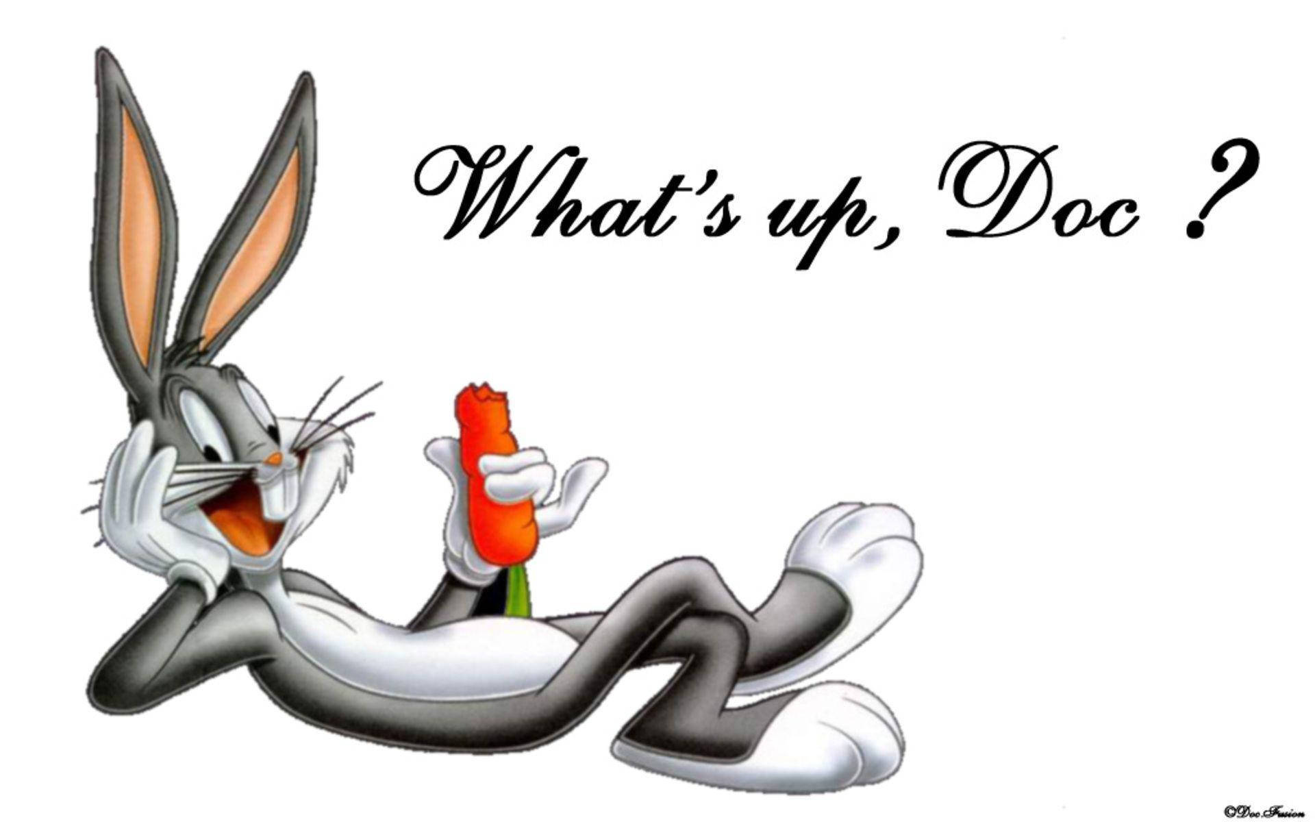 Bugs Bunny, carrot, cheeky grin, Full HD Desktop Wallpaper