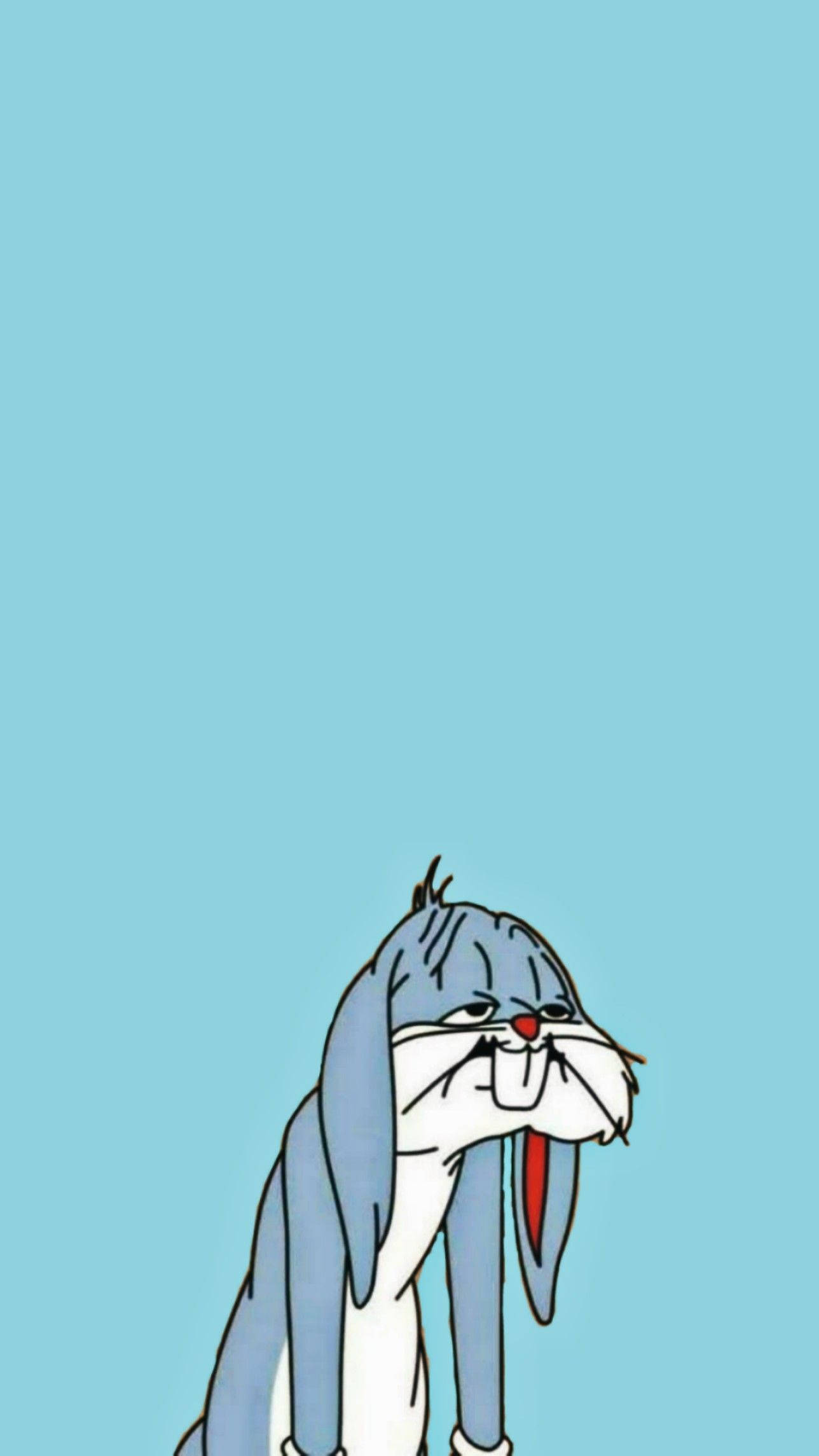 Bugs Bunny, droopy ears, tongue out, Full HD Phone Wallpaper