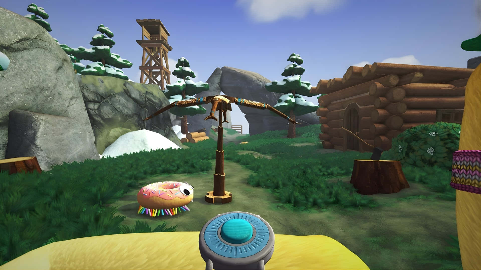 Bugsnax, island, donut creature, Full HD Desktop Wallpaper