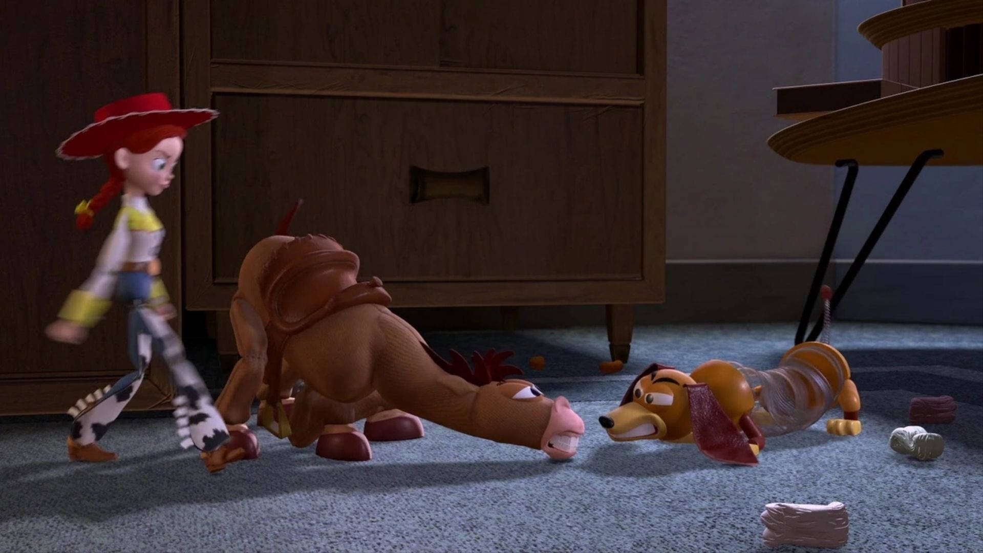 Bullseye, Toy Story, red hat, Full HD Desktop Wallpaper