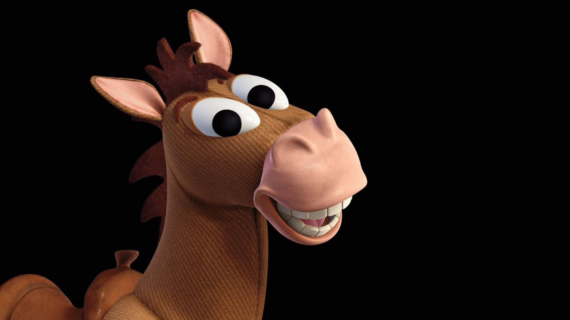 Bullseye, Toy Story, cheerful cartoon horse, Full HD Desktop Wallpaper