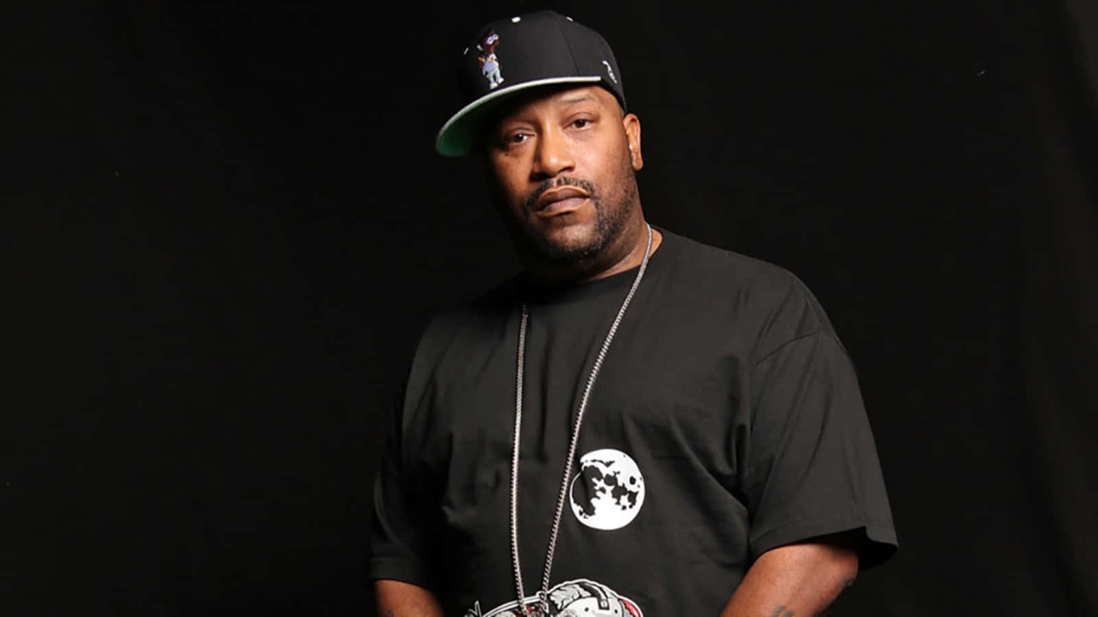Bun B, black cap, black t-shirt, HD Desktop Wallpaper