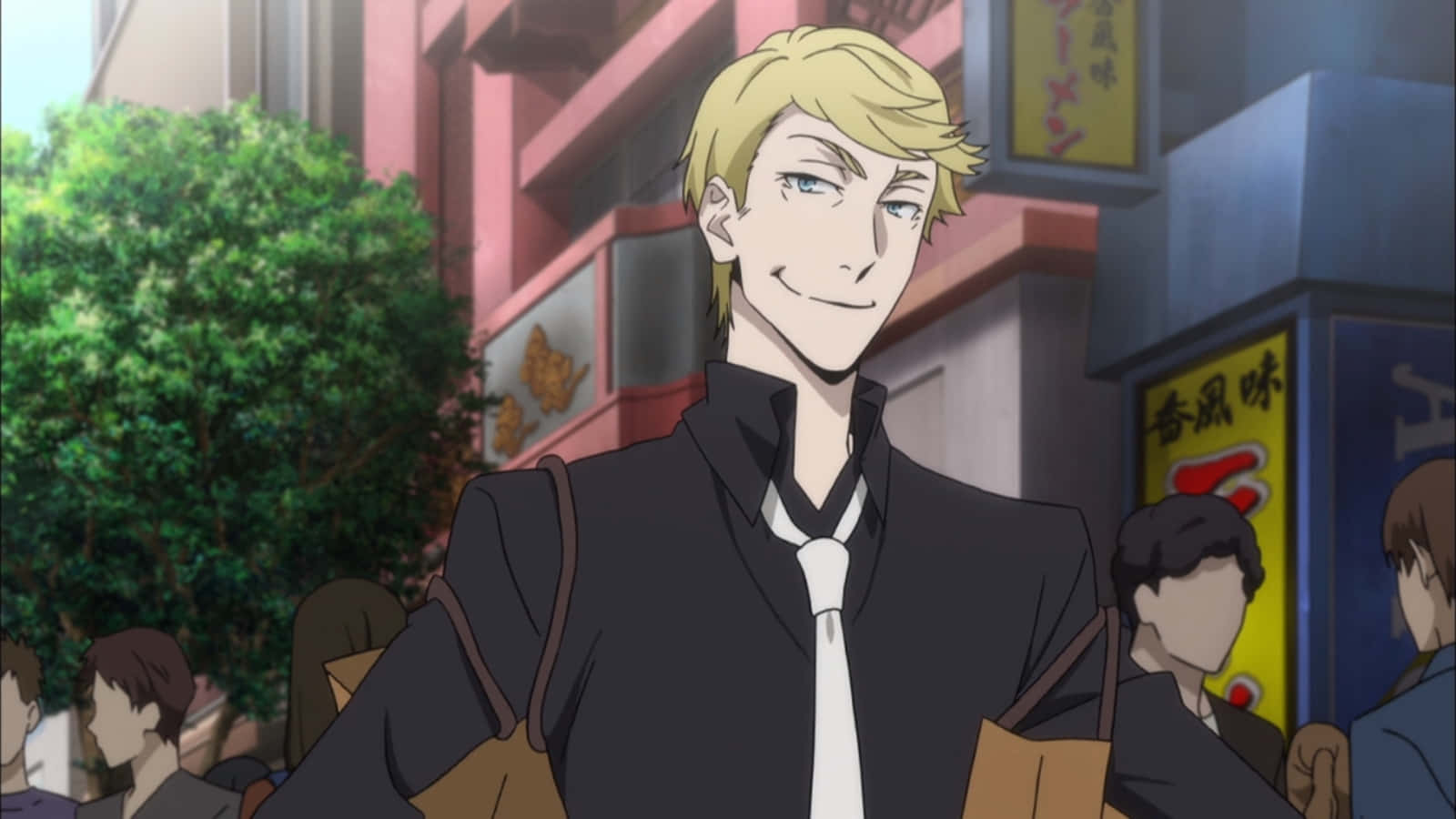 Bungo Stray Dogs, Francis F, black suit, HD Desktop Wallpaper