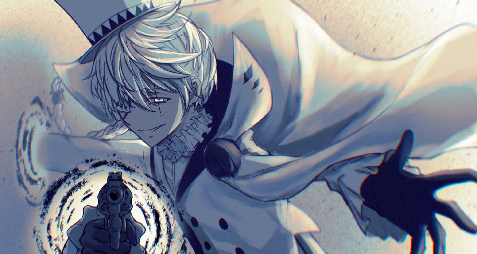 Bungo Stray Dogs Sigma, silver-haired anime character, white coat, Full HD Desktop Wallpaper
