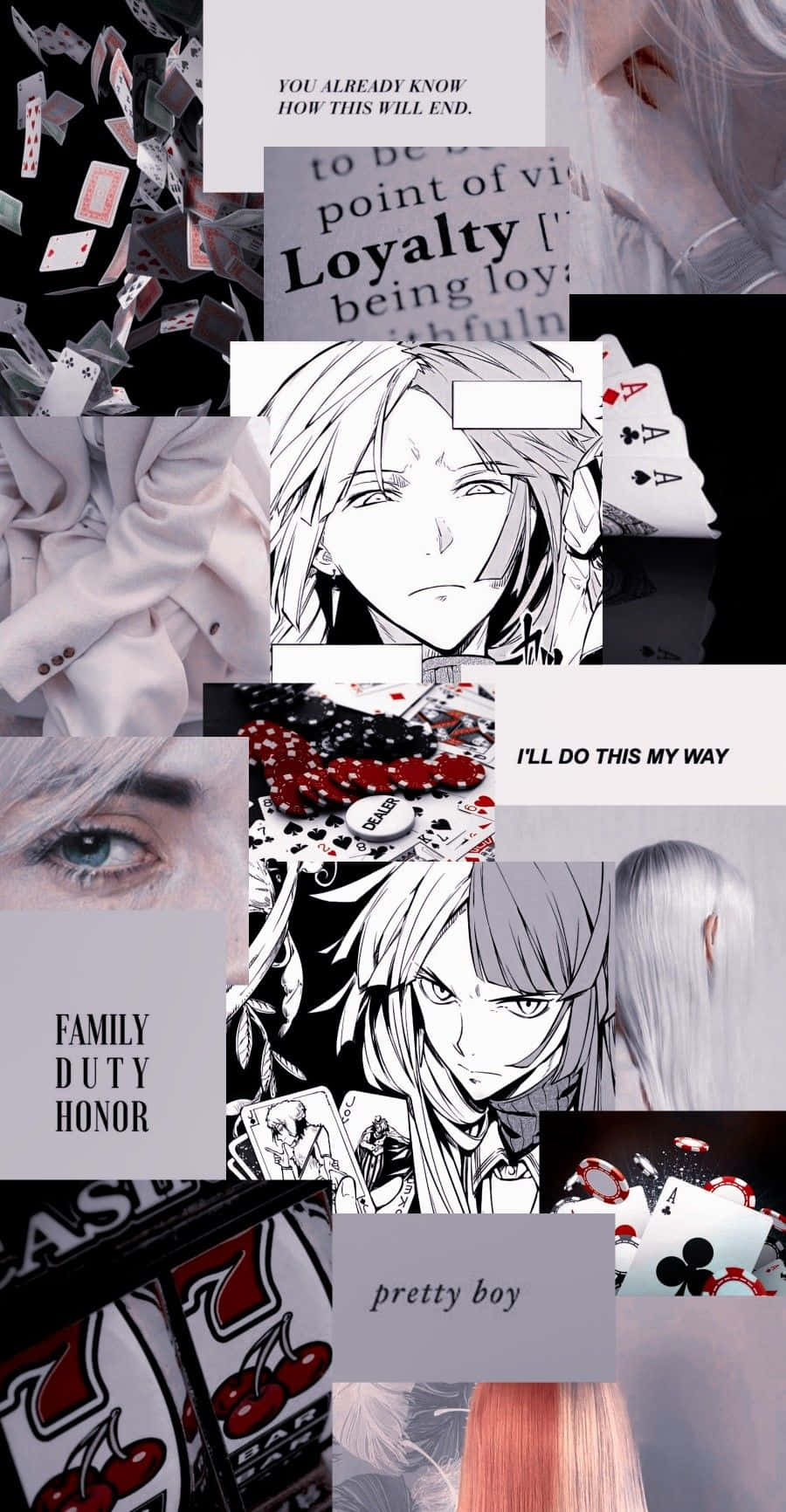 Bungo Stray Dogs Sigma, anime characters, poker cards, HD Phone Wallpaper
