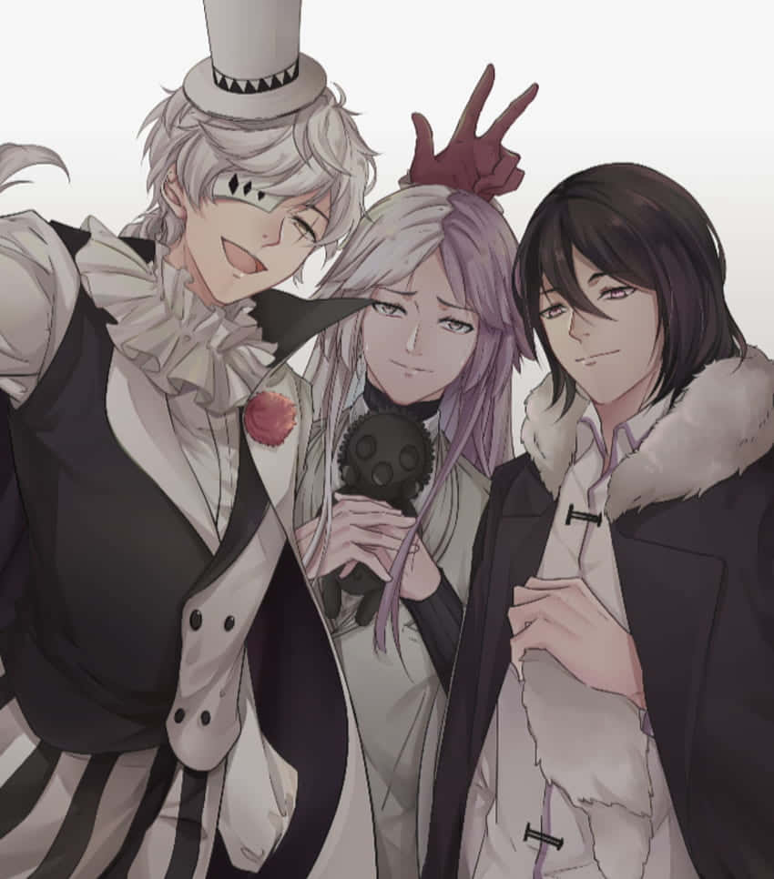 Bungo Stray Dogs Sigma, top hat, purple hair, SD Phone Wallpaper