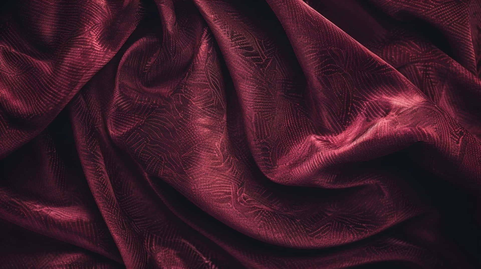 burgundy, velvet fabric, intricate woven patterns, Full HD Desktop Wallpaper