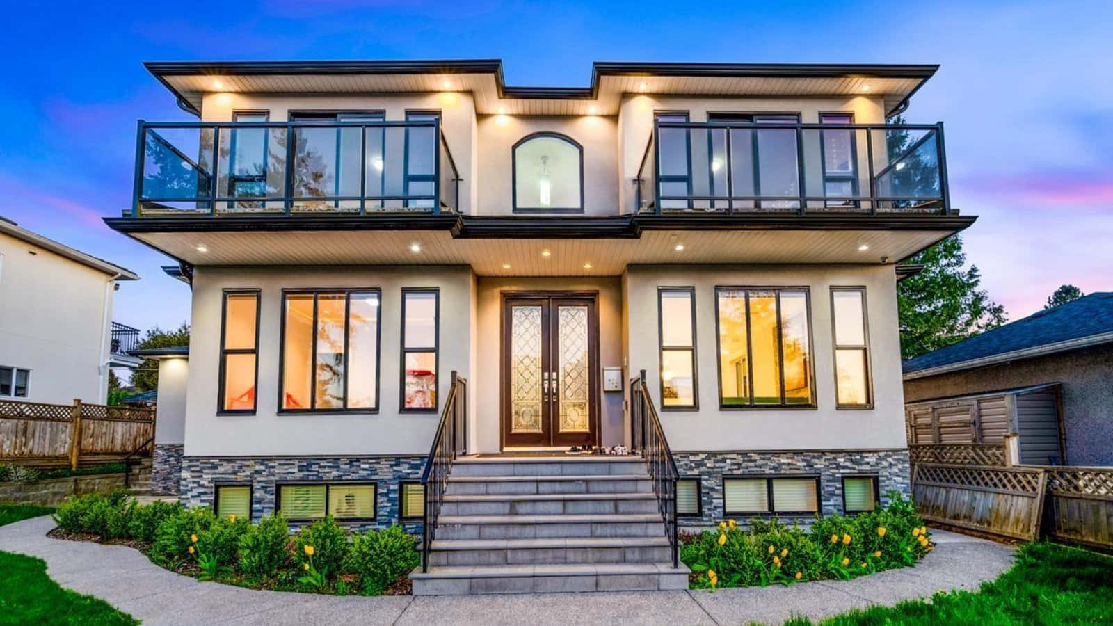 Burnaby, modern home, exterior, HD Desktop Wallpaper
