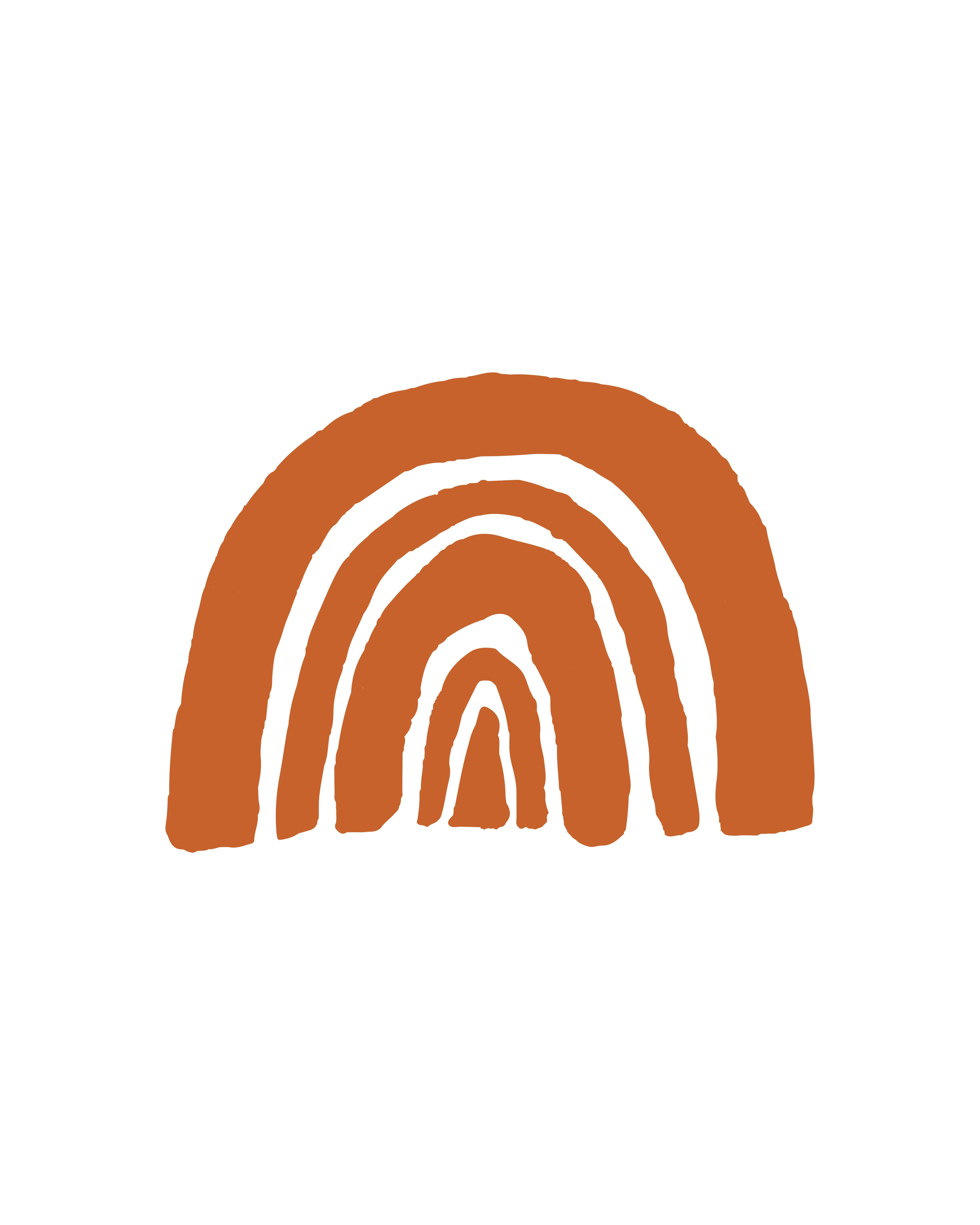 burnt orange, terracotta, rainbow, 5K Phone Wallpaper