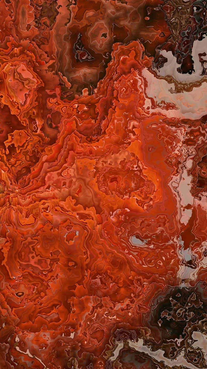 burnt orange, fluid art pattern, swirling reds oranges and browns, HD Phone Wallpaper