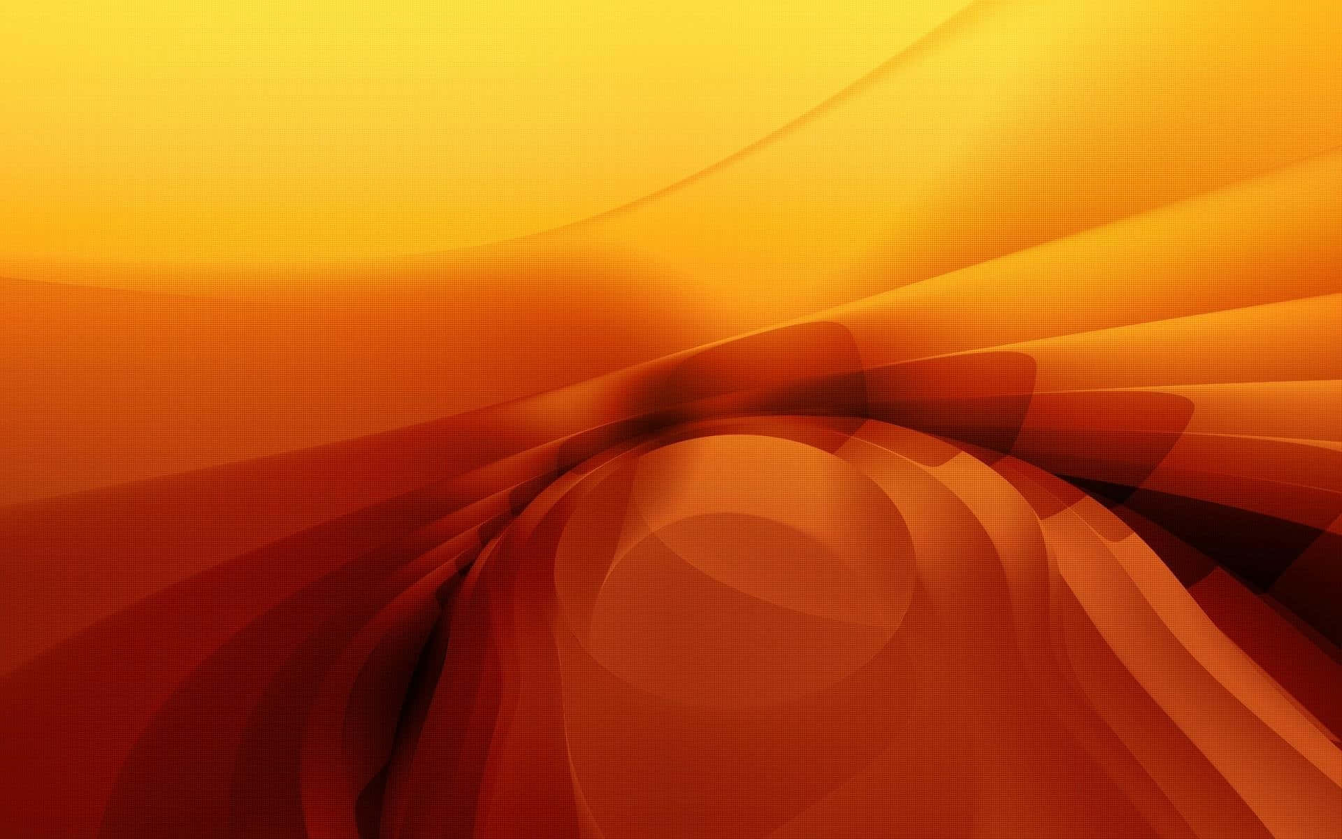 Burnt Orange, abstract composition, flowing orange and red waves, Full HD Desktop Wallpaper