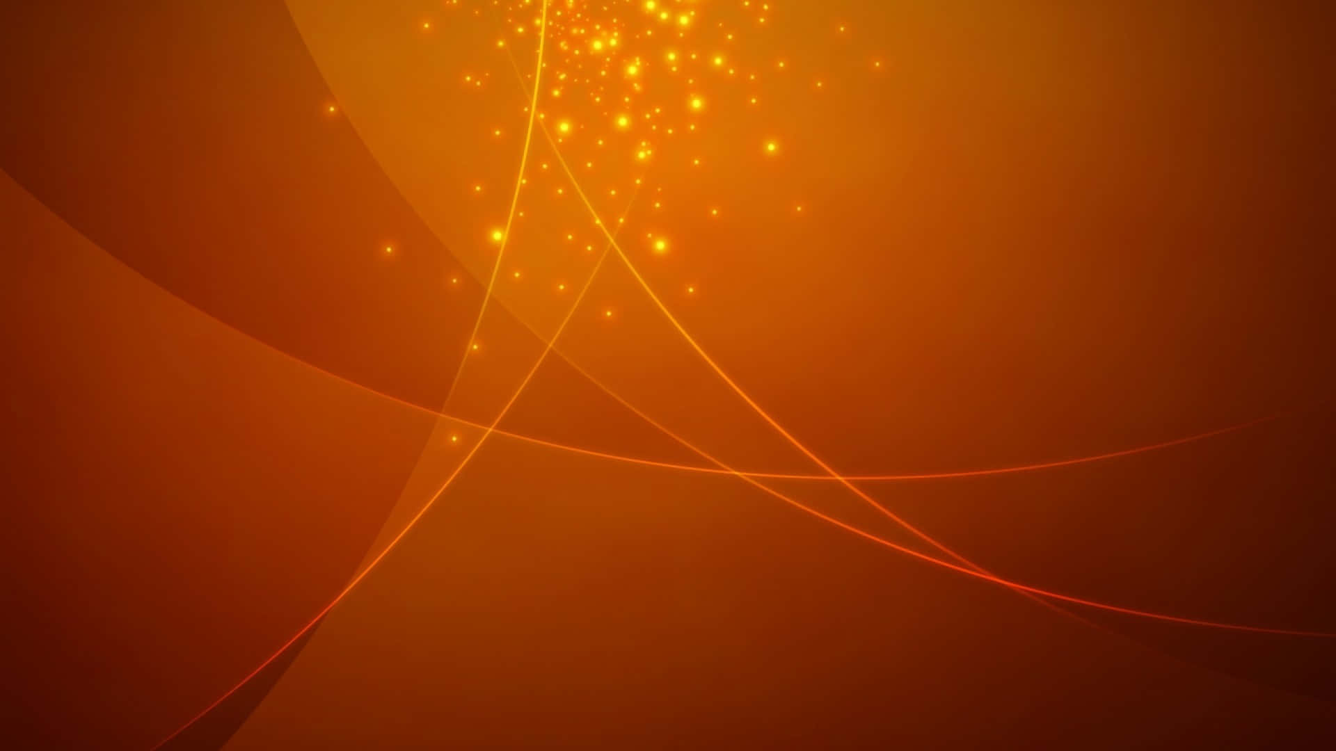 abstract burnt orange lights, golden light trails, sparkling particles, Full HD Desktop Wallpaper