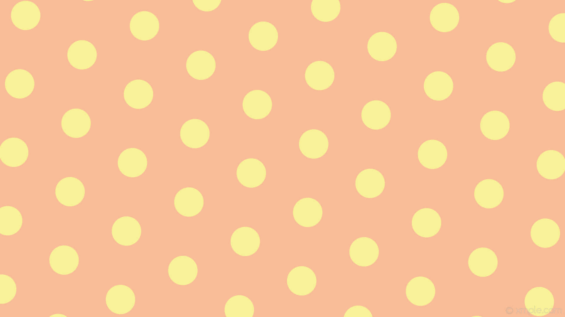 burnt orange, polka dots, peach background, Full HD Desktop Wallpaper