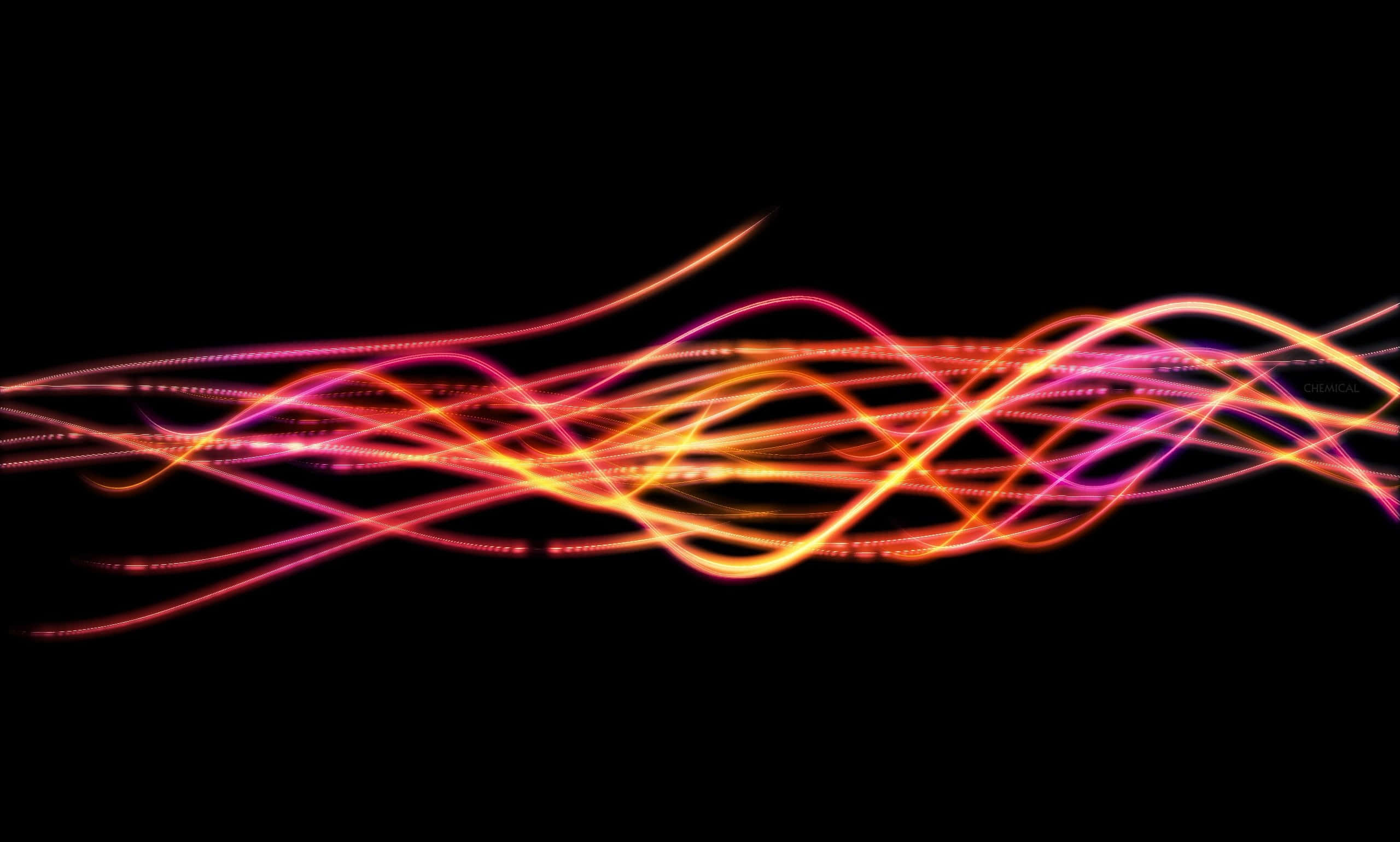 burnt orange, neon pink, light streaks, 2K Desktop Wallpaper