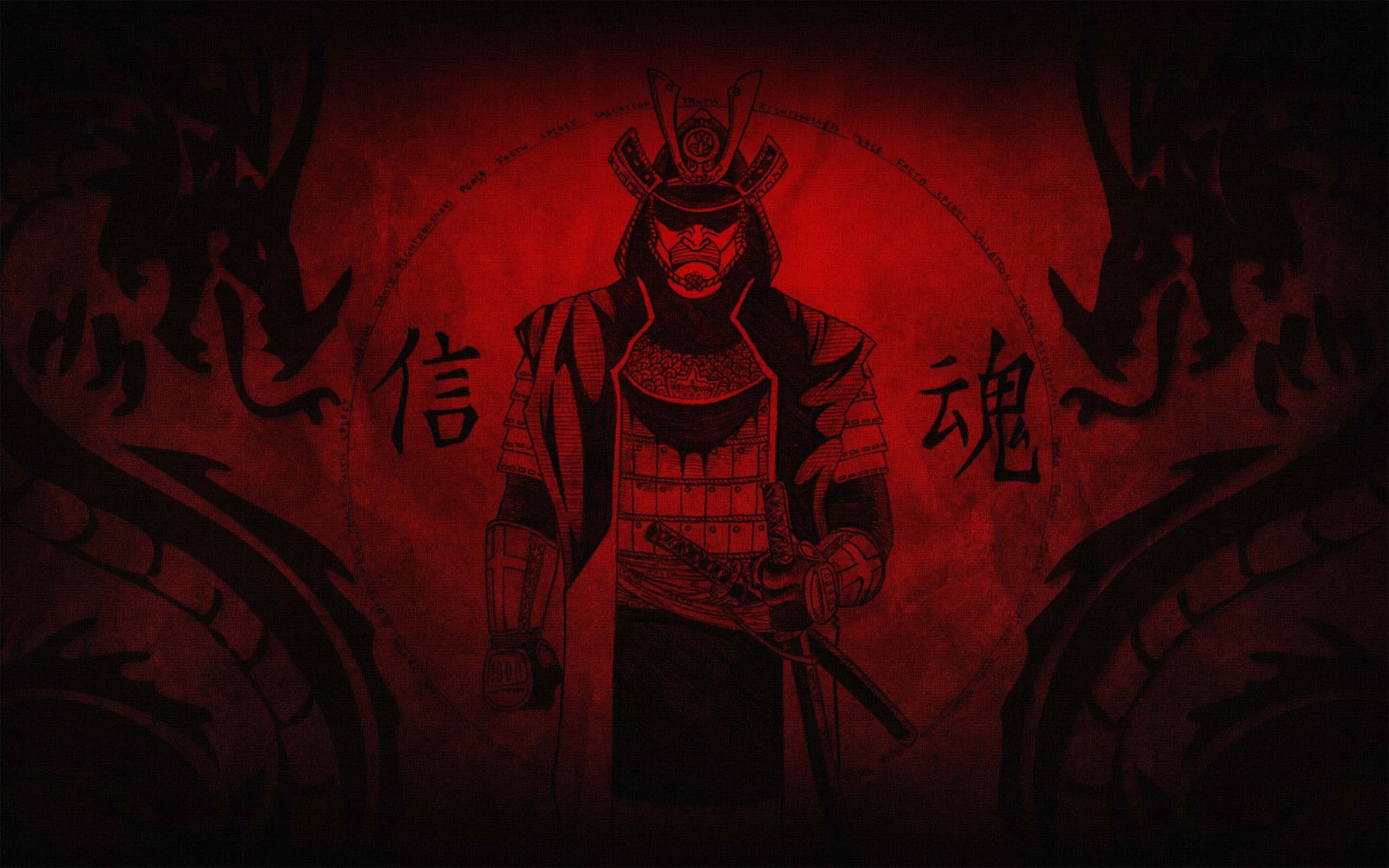 bushido, samurai warrior, full armor, 2K Desktop Wallpaper