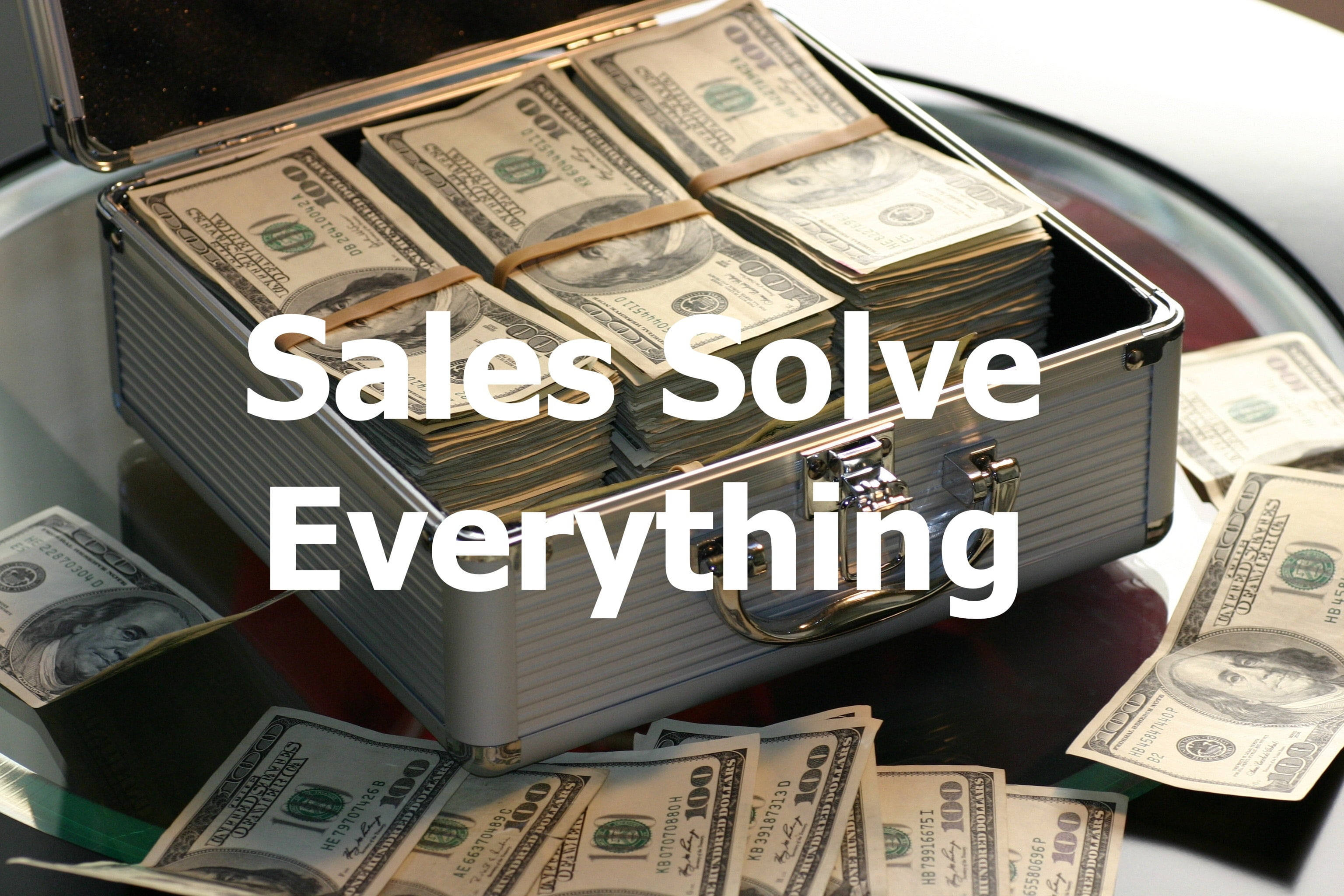 silver briefcase, $100 bills, glass table, 2K Desktop Wallpaper