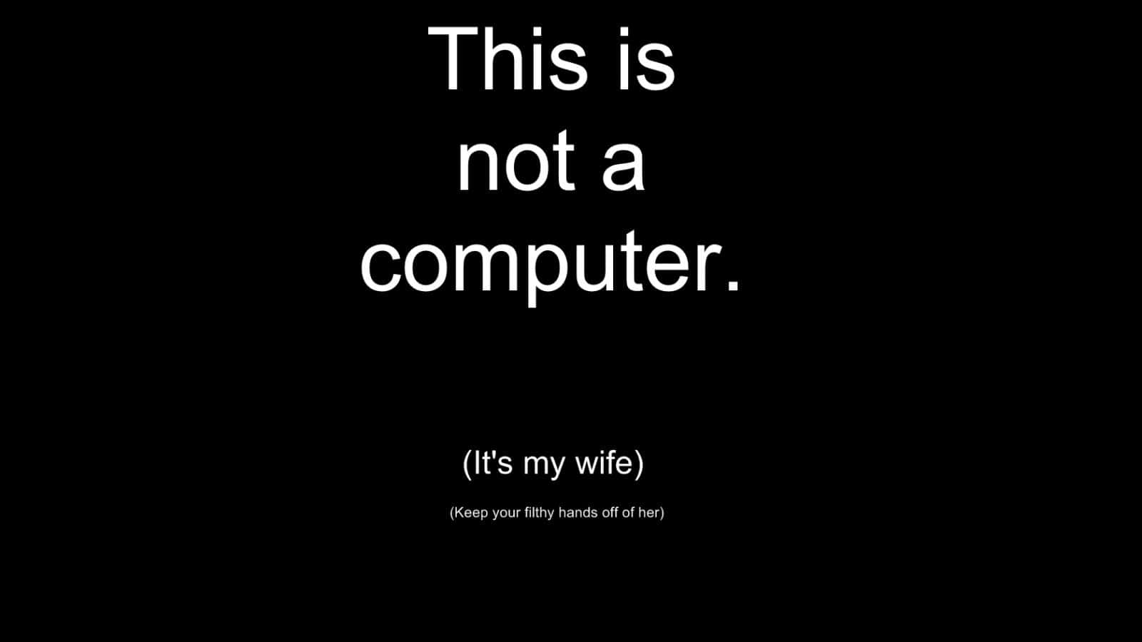 computer, white text, black background, HD Desktop Wallpaper