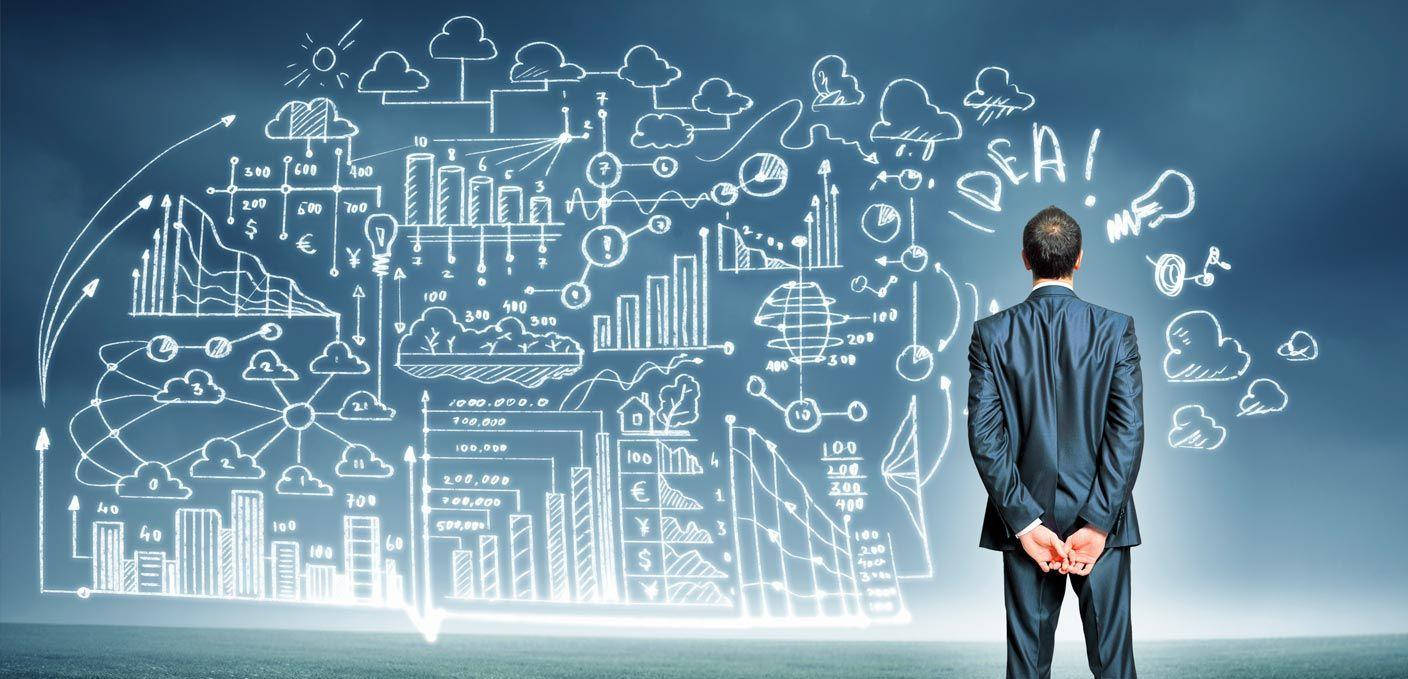 businessman, suit, glowing wall, HD Desktop Wallpaper