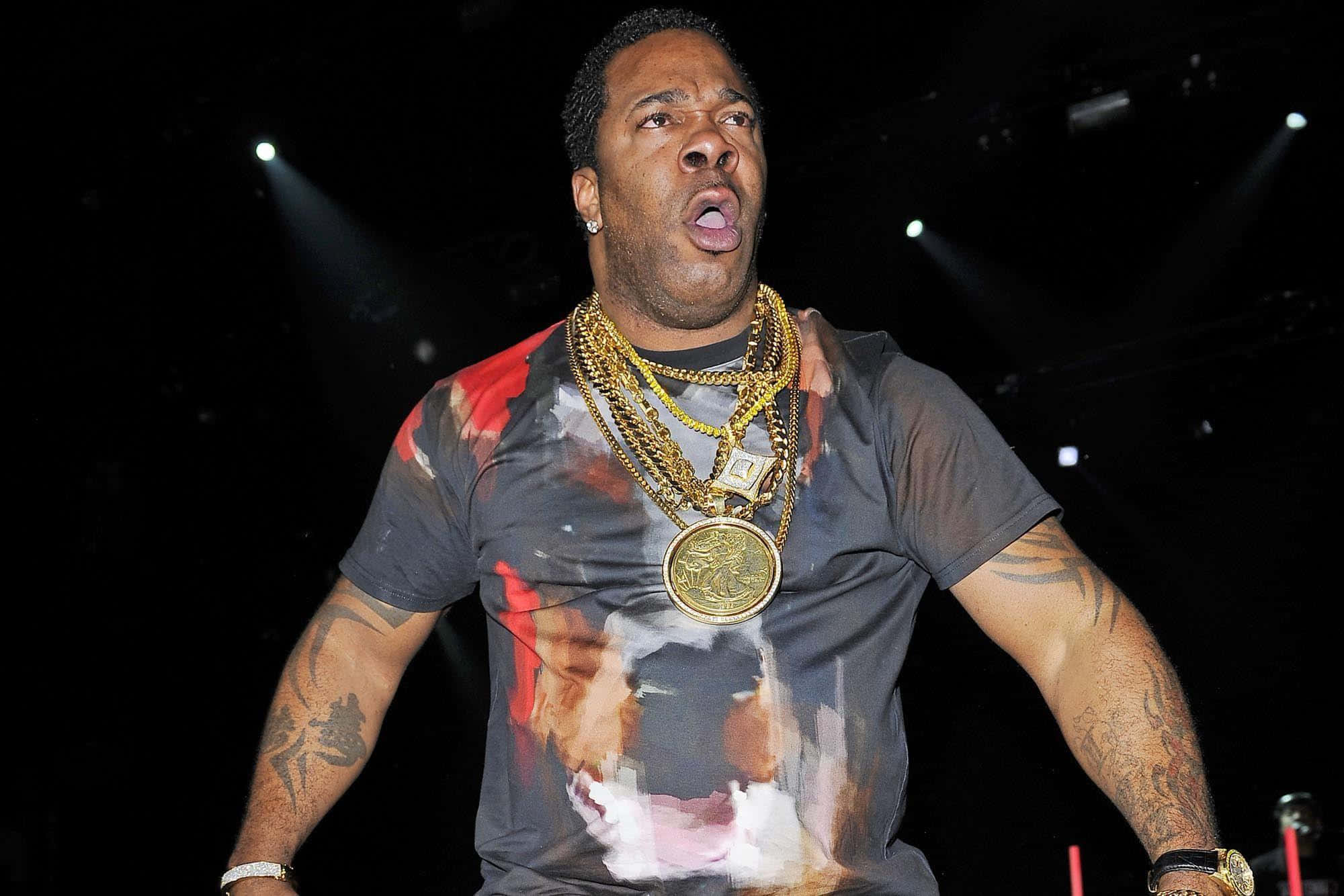 Busta Rhymes, performing live, stage, Full HD Desktop Wallpaper